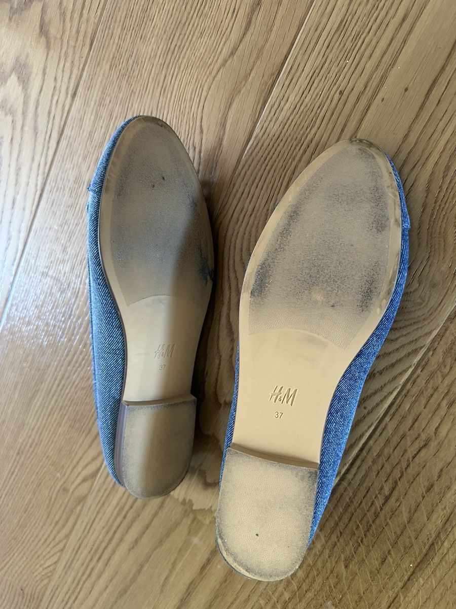 H&M Scarpe da donna: H&M Denim Ballet Flats Size 37 – Nuovo (secondo la descrizione) da Männedorf venduto da primavera22 3