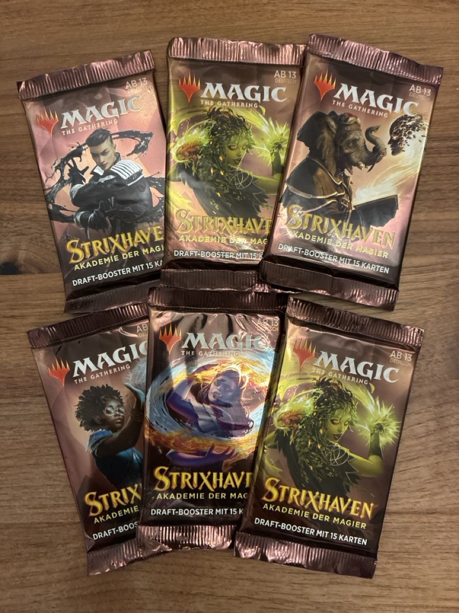 Magic The Gathering Carte collezionabili: Strixhaven - 6 Boosterpackungen - MTG – Nuovo (secondo la descrizione) da luzern venduto da Himbeertobi