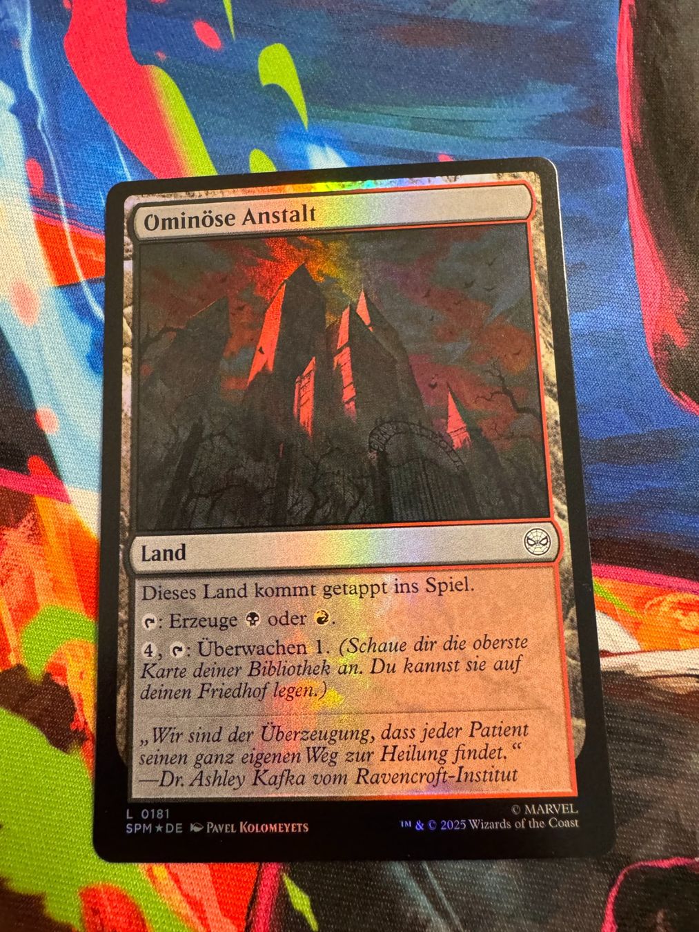Magic The Gathering Carte collezionabili: Ominöse Anstalt - Foil - Marvel's Spider-Man - Magic – Nuovo (secondo la descrizione) da Bülach venduto da Pfrenzel