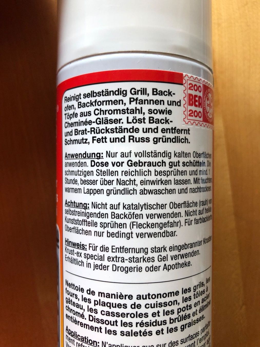 Pflegeprodukte: Krust-ex rapid / Grill- und Backofenreiniger – Neu und originalverpackt aus Zürich von ch3906 1
