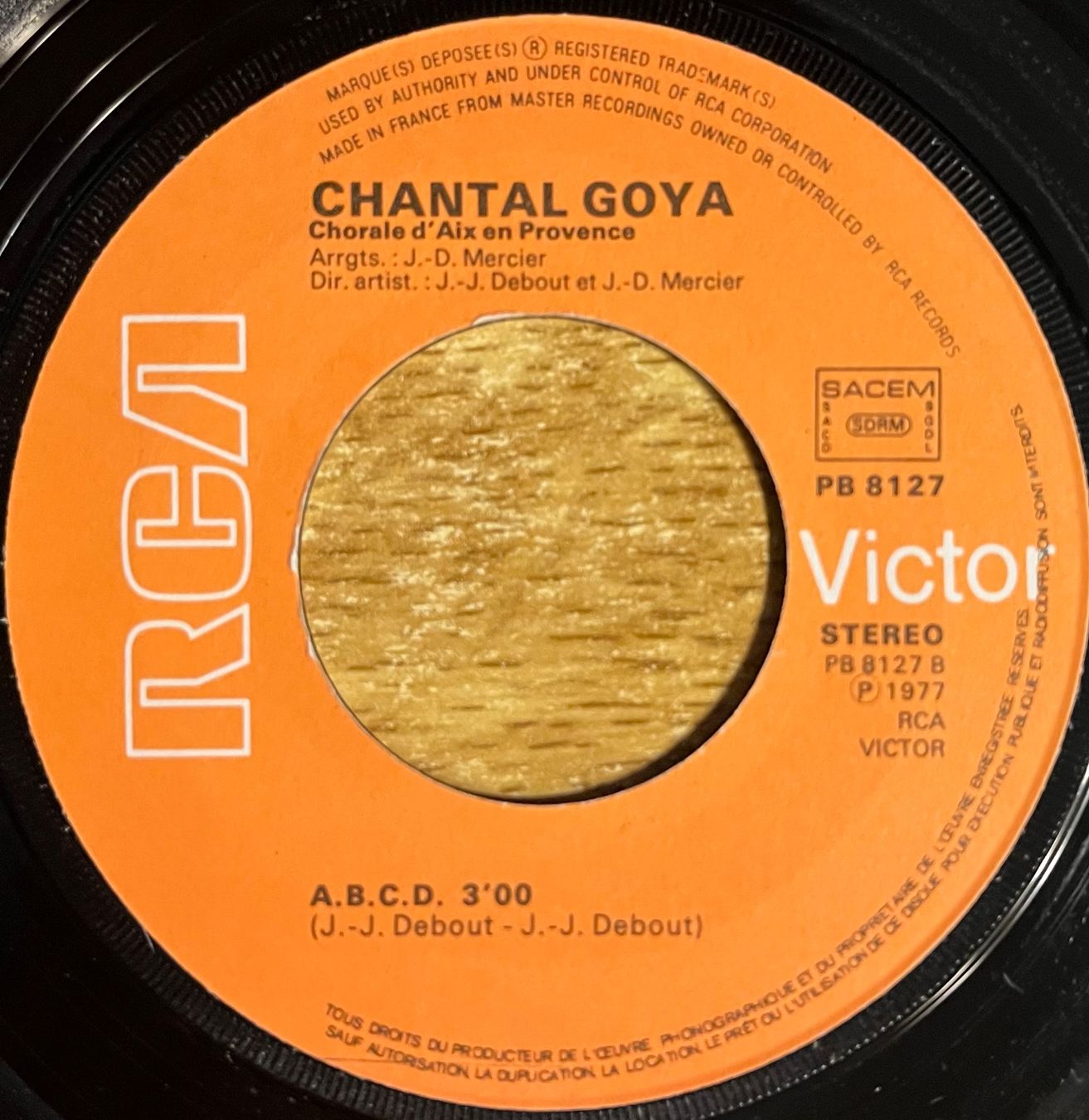 Dischi in vinile: CHANTAL GOYA - UN LAPIN / A.B.C.D. – Usato da Bussigny venduto da vinyl-pas-cher 3
