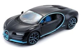 Bugatti Chiron Zero-400-Zero 2017 schwarz / hellblau  1:24