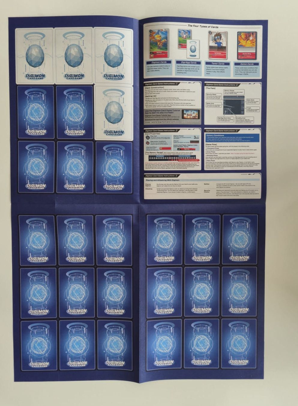 Bandai Sammelbilder & Trading cards: Digimon Perforated Demo Half-Deck Sheets (samples) 2020 EN – Neu und originalverpackt aus Biel/Bienne von DigiPok 2