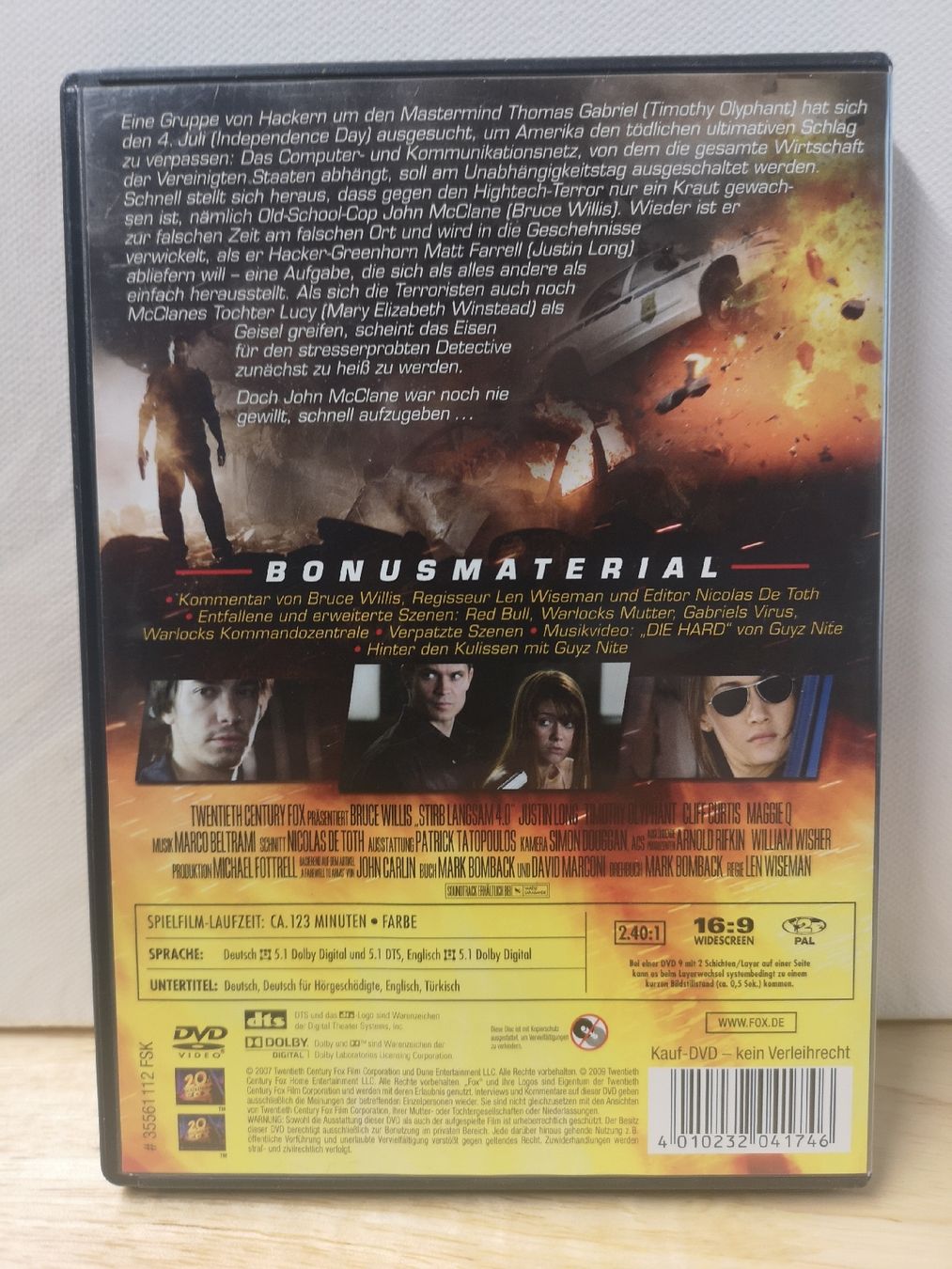 Alle DVDs: Stirb Langsam 4.0 DVD - Bruce Willis Action-Klassiker! – Gebraucht aus Embrach von Dudarude01 1