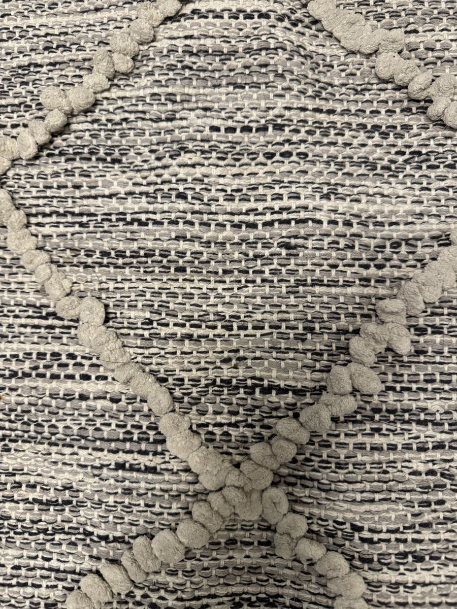 Tappeti: Teppich Baumwolle beige mit Rautenmuster – Nuovo (secondo la descrizione) da Baden venduto da thibault12 1