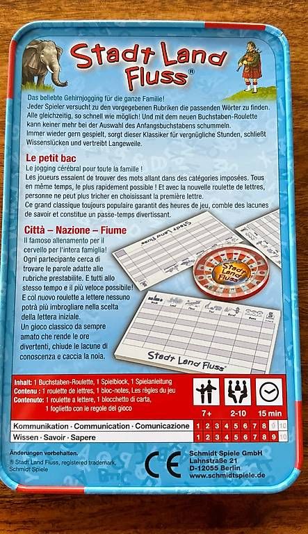 Giochi: Stadt Land Fluss Spiel – Usato da Solothurn venduto da mel_ywc7 1