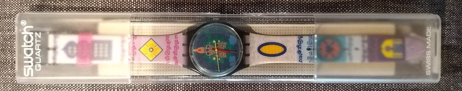 Swatch Uhren: SWATCH "SARI" GM111 Armbanduhr – Neu und originalverpackt aus Rotkreuz von CLASAX 2