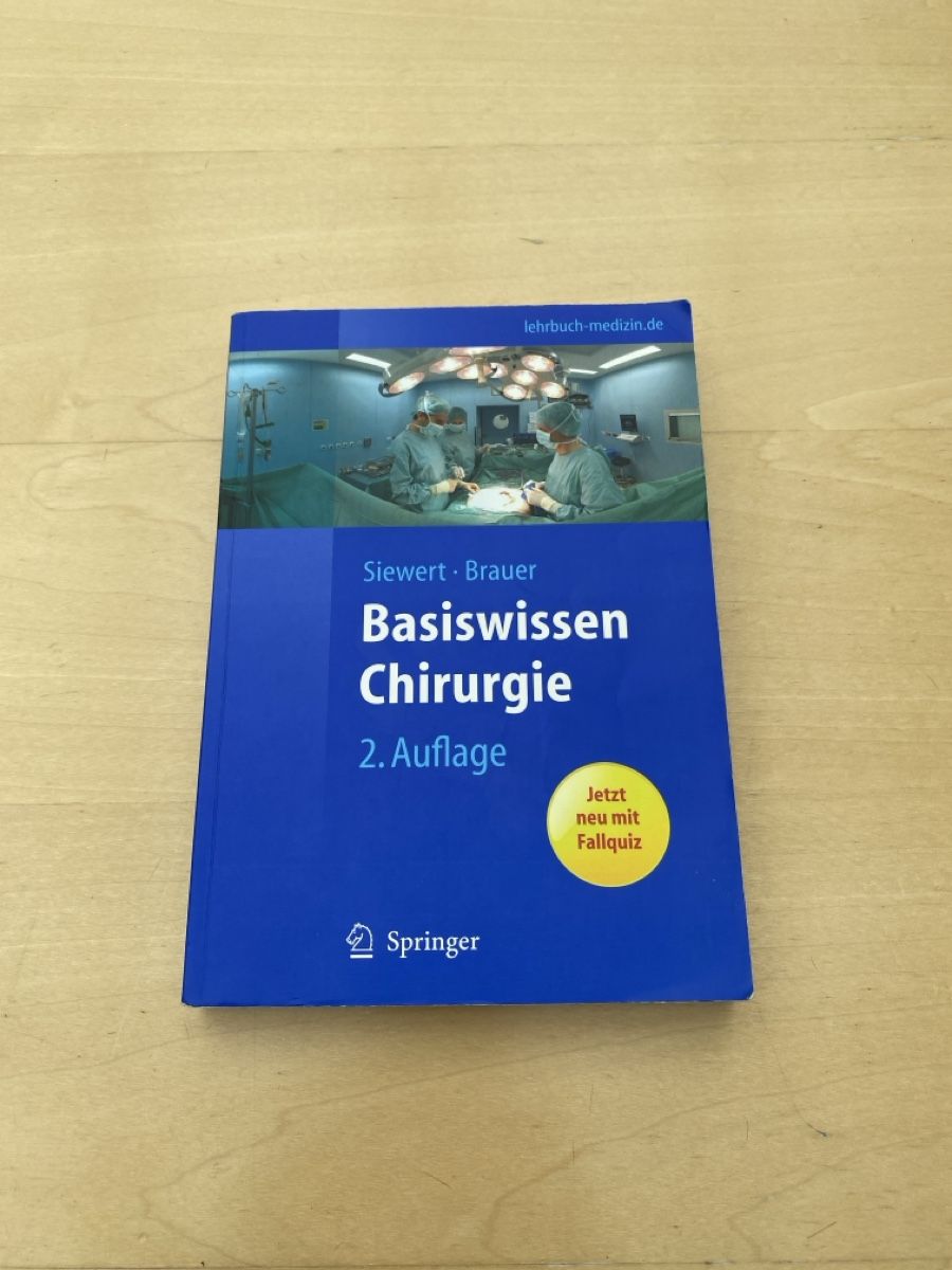 Libri: Basiswissen Chirurgie, 2. Auflage – Usato da Schenkon venduto da ami_8cbt