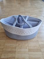 Organizer Korb grau weiss neu