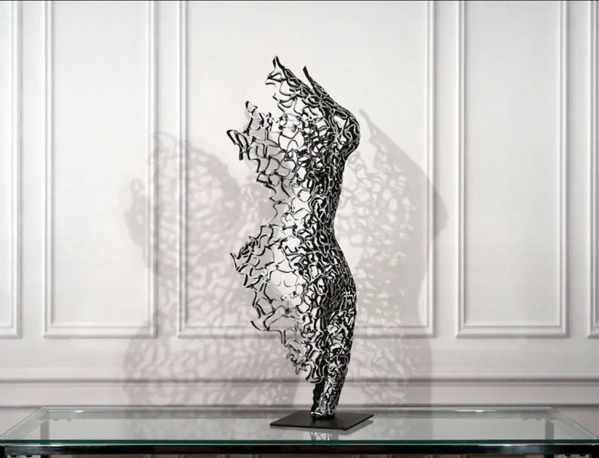 Sculture & Statue: Weibliche Büste - Metallskulptur - Handarbeit – Nuovo (secondo la descrizione) da Ponte Tresa venduto da 11GalleriaAlterEgo11 5