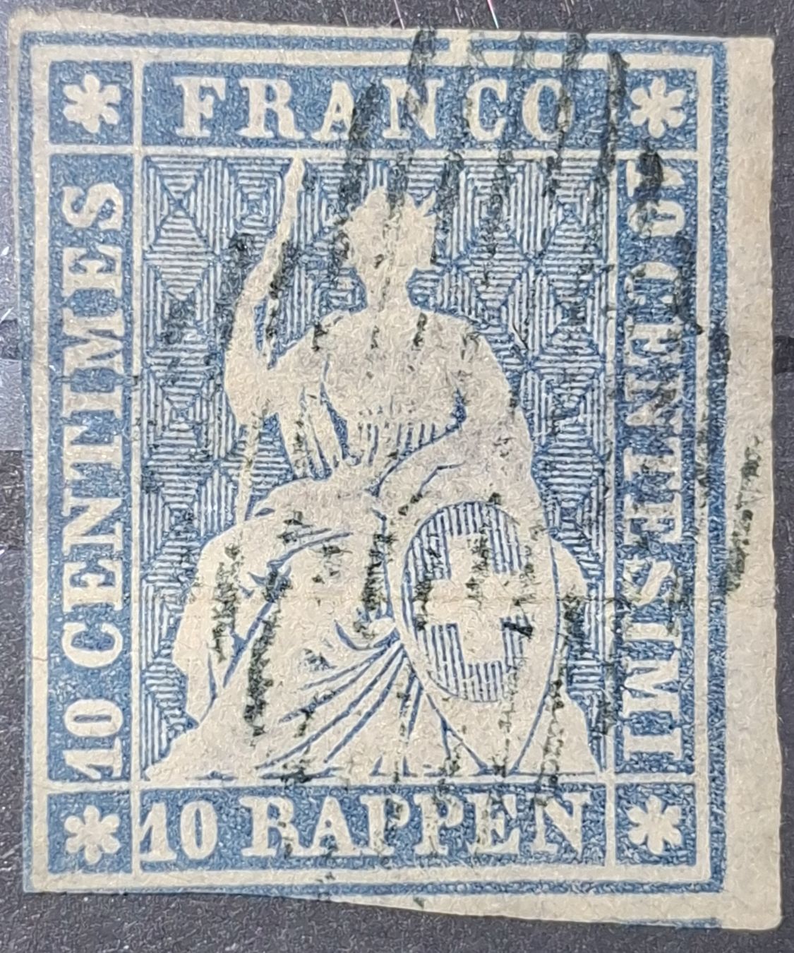 Tous les timbres: Strubel 23F Kat. 1300.- – D'occasion à Balgach par SIMEON27