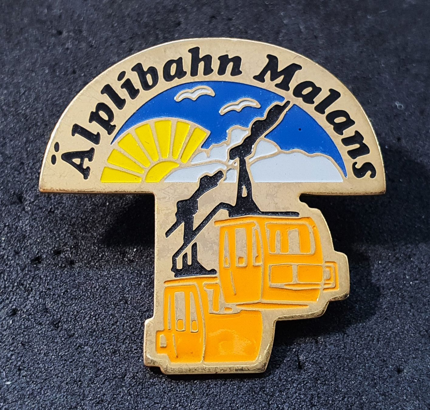Placchette & Badge: W258 - Pin Gondel Älplibahn Malans Graubünden – Usato da Reinach BL venduto da Boston-Verkauf