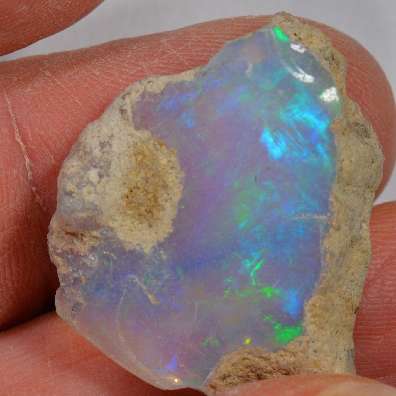 Pietre preziose: 18.4 Karat - Roher Äthiopischer Welo Opal – Nuovo (secondo la descrizione) da Rüti ZH venduto da DeinOpal 2