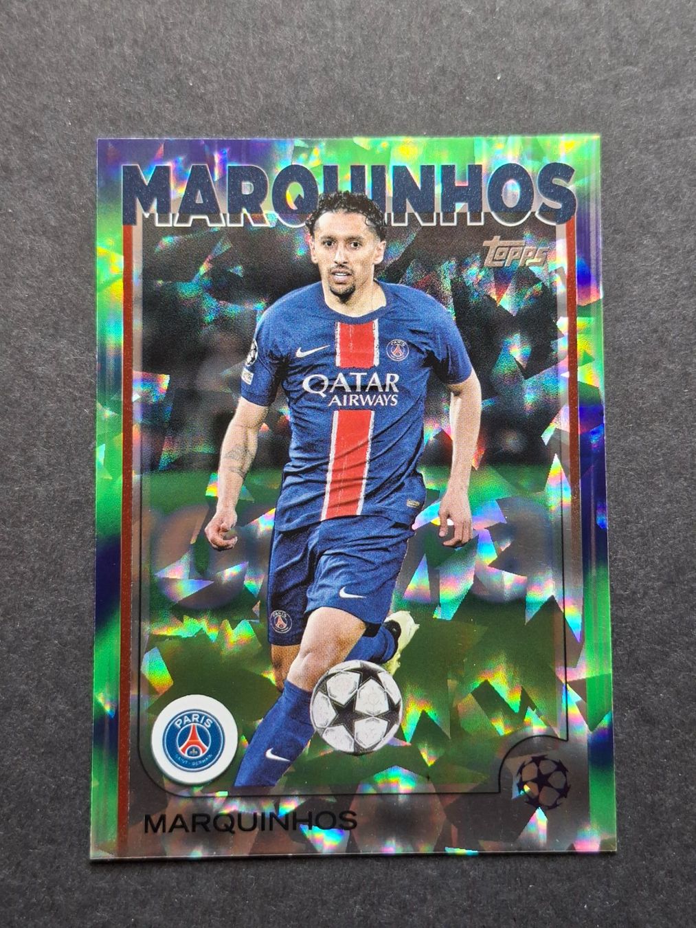 Topps Carte collezionabili: Marquinhos PSG Parallel Topps 24-25 – Usato da Olten venduto da cweb