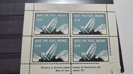 Soldatenmarken Block Bat. Fr. Fuc. Mont. 219