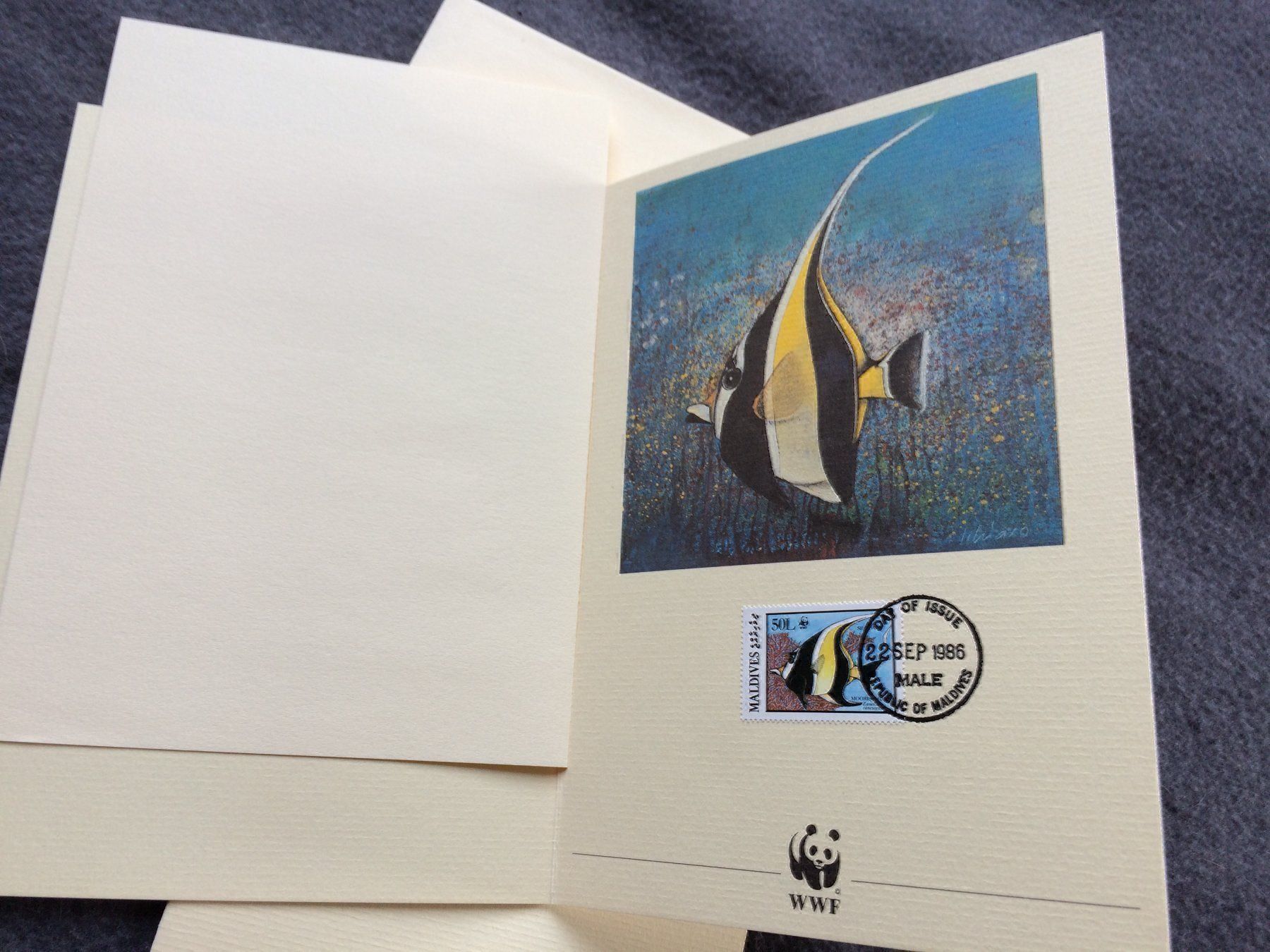 Tutti i francobolli: Briefmarke mit Karte WWF – Nuovo e nell'imballaggio originale da Rickenbach ZH venduto da Topas014