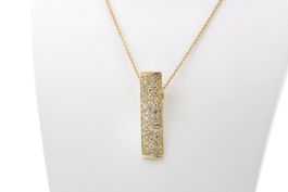Anhänger mit 0.7ct Brillanten in 18K Gelbgold *S3320