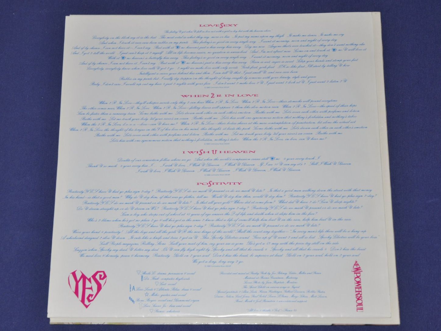 Vinyles: LP Prince - Lovesexy – D'occasion à Boll par Theodora15 3