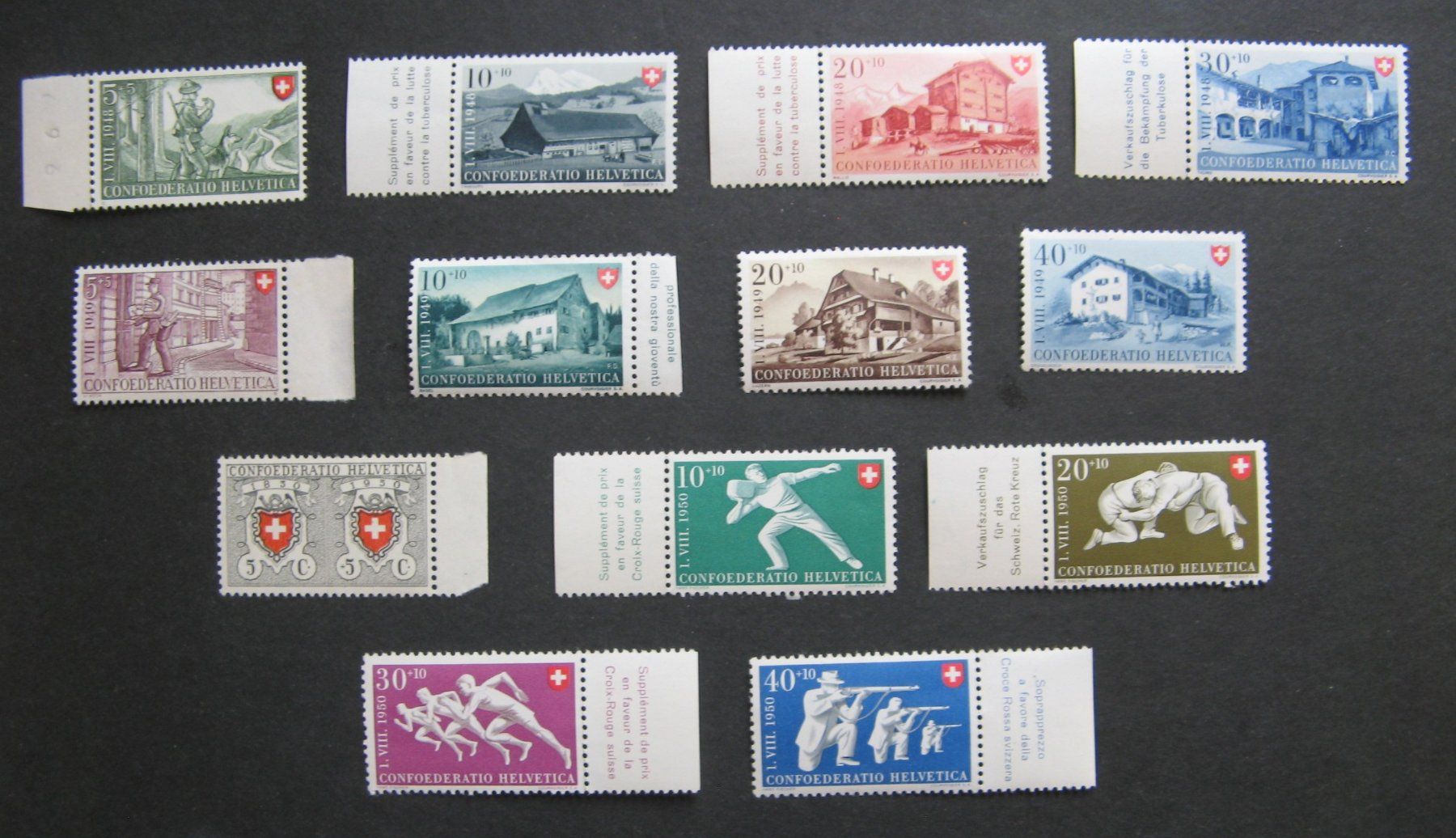 Tutti i francobolli: PP 1948 - 1950 3 Sätze einwandfrei postfrisch ** – Nuovo (secondo la descrizione) da Frauenfeld venduto da Interessent1