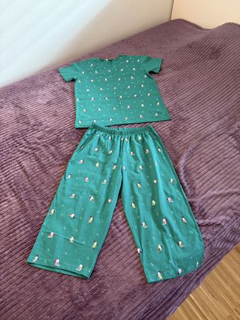 Green pajamas