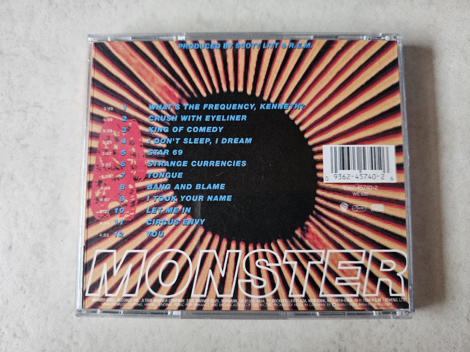 CDs: R.E.M.  -  Monster – Gebraucht aus Schneisingen von backstore24 1