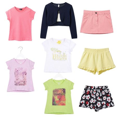 Lot 8 pièces été fille 6 ans LOSAN – neufs avec étiquettes