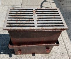Aschenbehälter für Cheminee 25x18cm guter Zustand