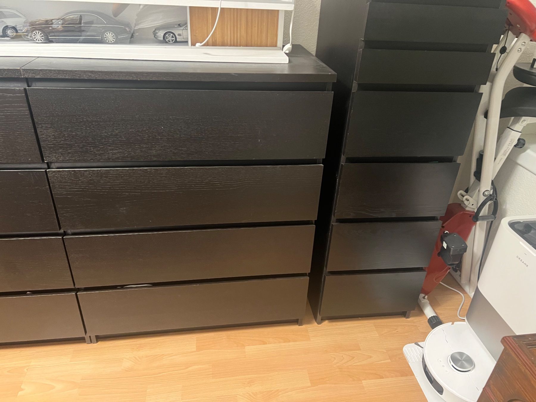 Ikea Cassettiere: 5x Malm Kommoden schwarz – Usato da Tuggen venduto da Tantas 5