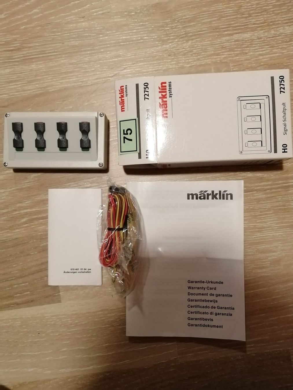 Märklin Modellini di ferrovie: Märklin : Pupitre de commande de signal 72750 – Usato da Buttes venduto da Cafe2005 4