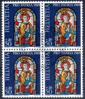 PRO PATRIA 1969 HL. FRANZ V ASSISI 4ERBLOCK AUSGABETAG -Y182