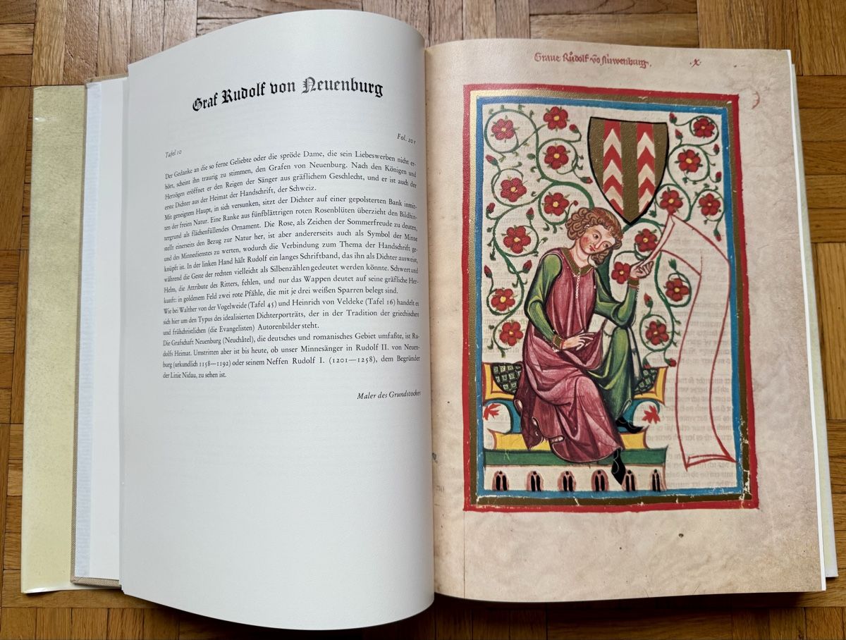 Libri: BUCH SÄMMTLICHE MINIATUREN DER MANESSE LIEDERHANDSCHRIFT – Nuovo (secondo la descrizione) da Lausanne venduto da joltei 2