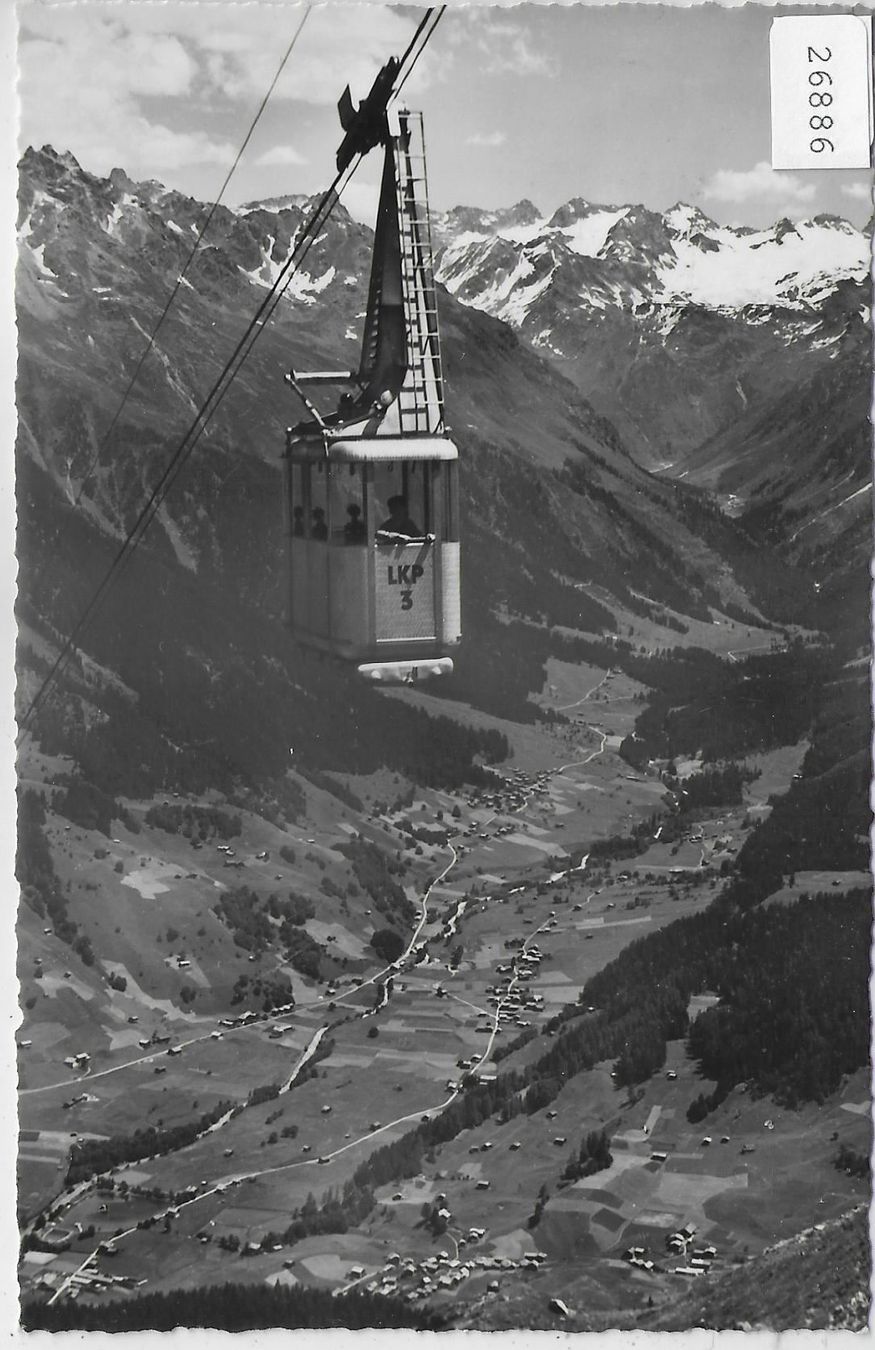 Cartoline postali: Klosters - Luftseilbahn Selfranga-Aeuja – Usato da Ettingen venduto da Kartenplanet