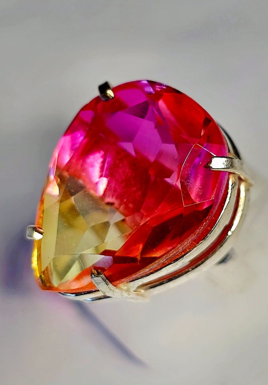 Ringe: Rot-gelber Edelstein Ring – Neu (gemäss Beschreibung) aus Zürich von benedikt12 6