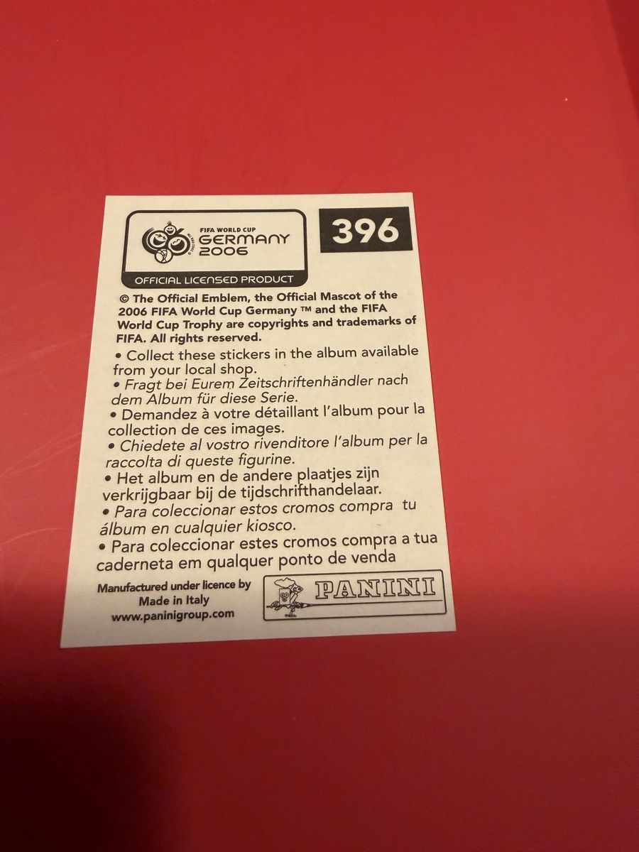 Panini Carte collezionabili: Ronaldo panini WM 2006 – Nuovo (secondo la descrizione) da Treyvaux venduto da goali1fcea 1