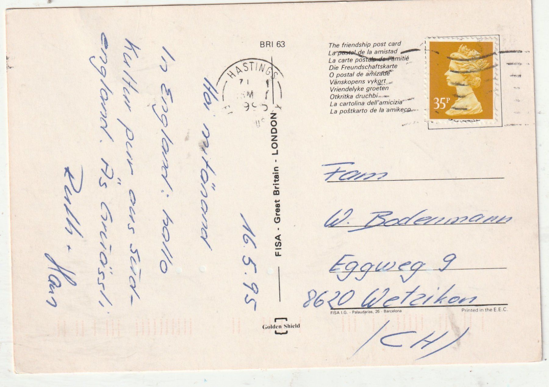Cartoline postali: Brichton – Usato da Lumbrein venduto da made02 1