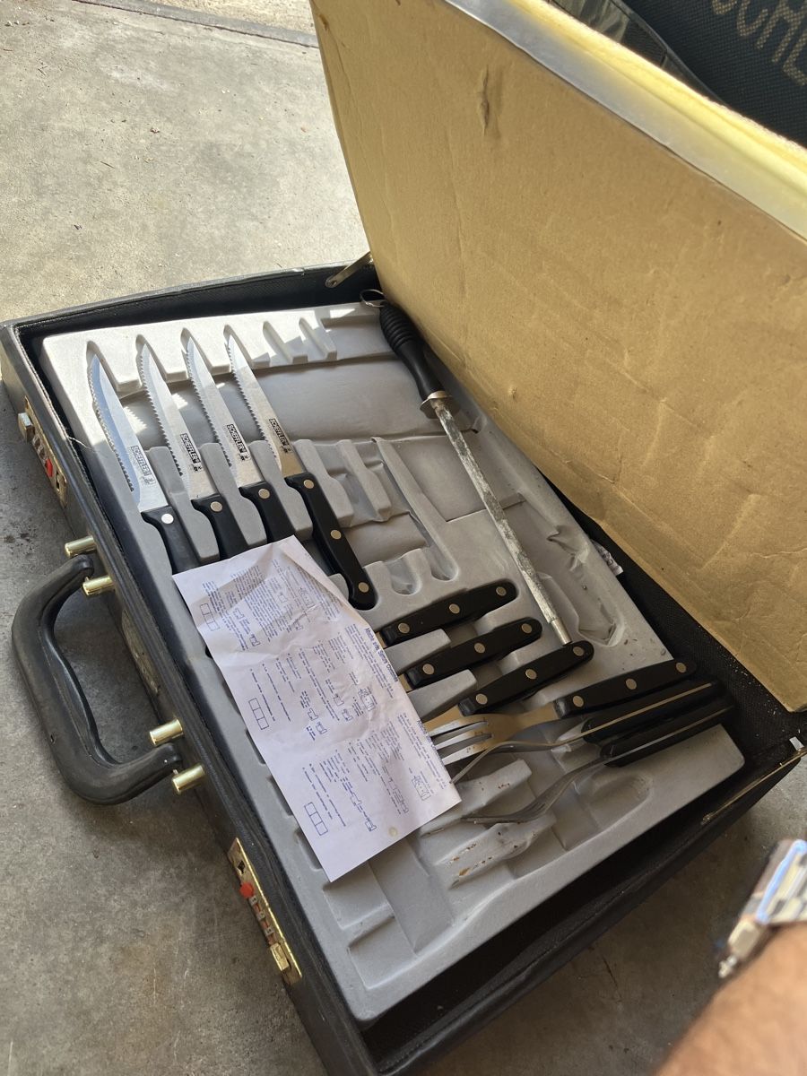 Messer: Küchenmesser set – Gebraucht aus Aarburg von J.Adams 1