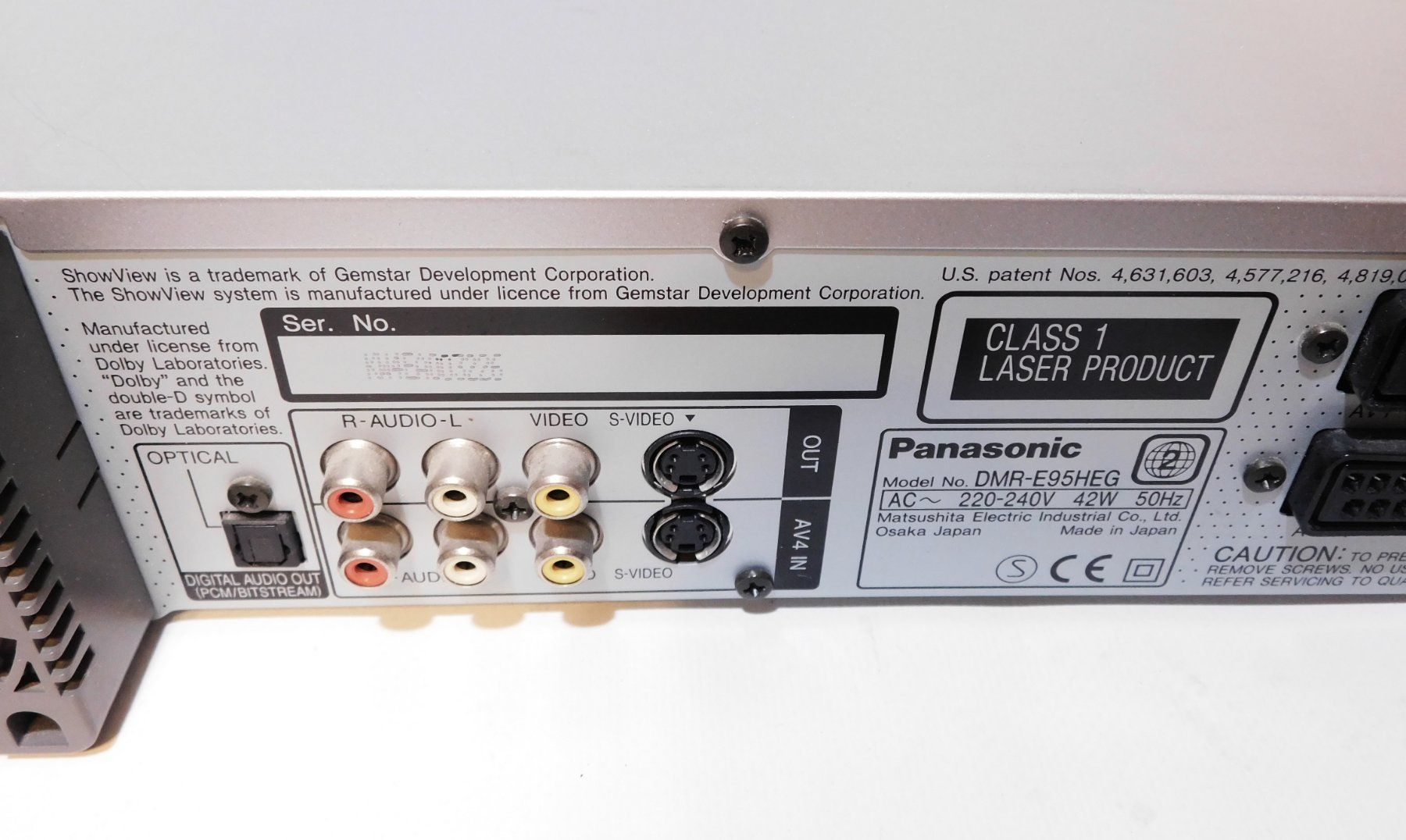 Panasonic Audio- & Mediensysteme: Panasonic DMR-E95H DVD Rekorder – Gebraucht aus Emmenbrücke von Neverlaand-22 5