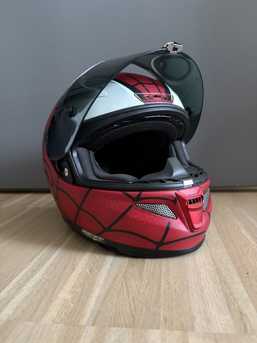 HJC Caschi & visiere: HJC Motorradhelm Marvel Spiderman – Usato da Frauenfeld venduto da corsa1893 1