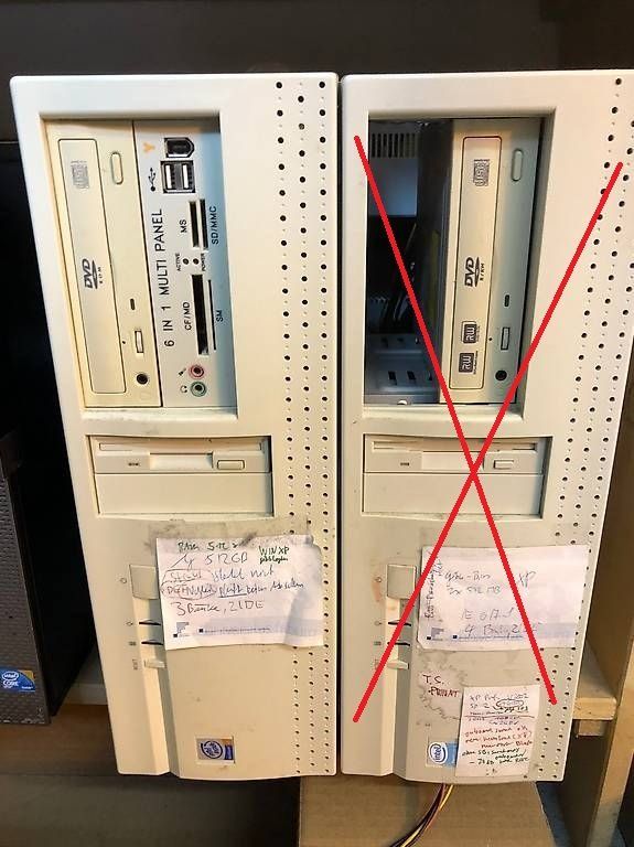 PCs: Diverse alte PCs – Défectueux à Hinterkappelen par atomschnee 2