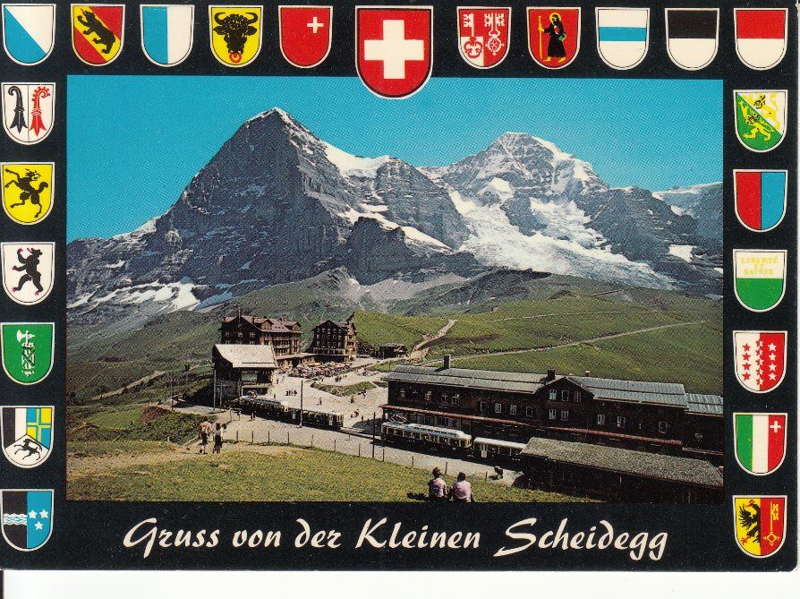 Cartoline postali: Kleine Scheidegg ca. 1970 – Usato da Bürglen TG venduto da StampGraf