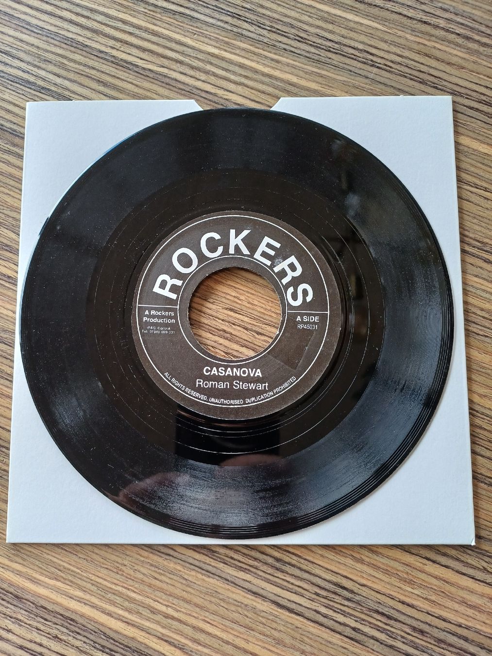 Dischi in vinile: Roman Stewart "Casanova" 45t – Usato da Begnins venduto da Drastic-Sound 2