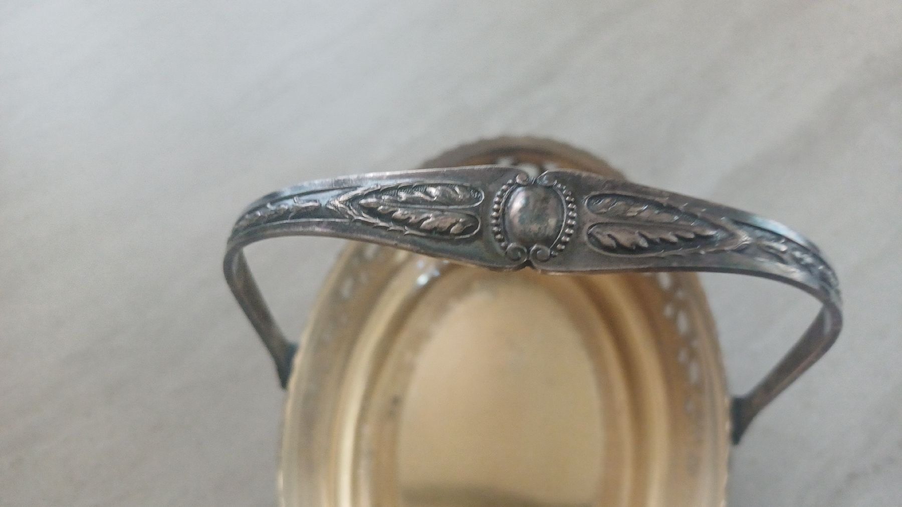 Coupes: Silber Schale mit Glaseinsatz  – D'occasion à Flawil par Naphtali 8