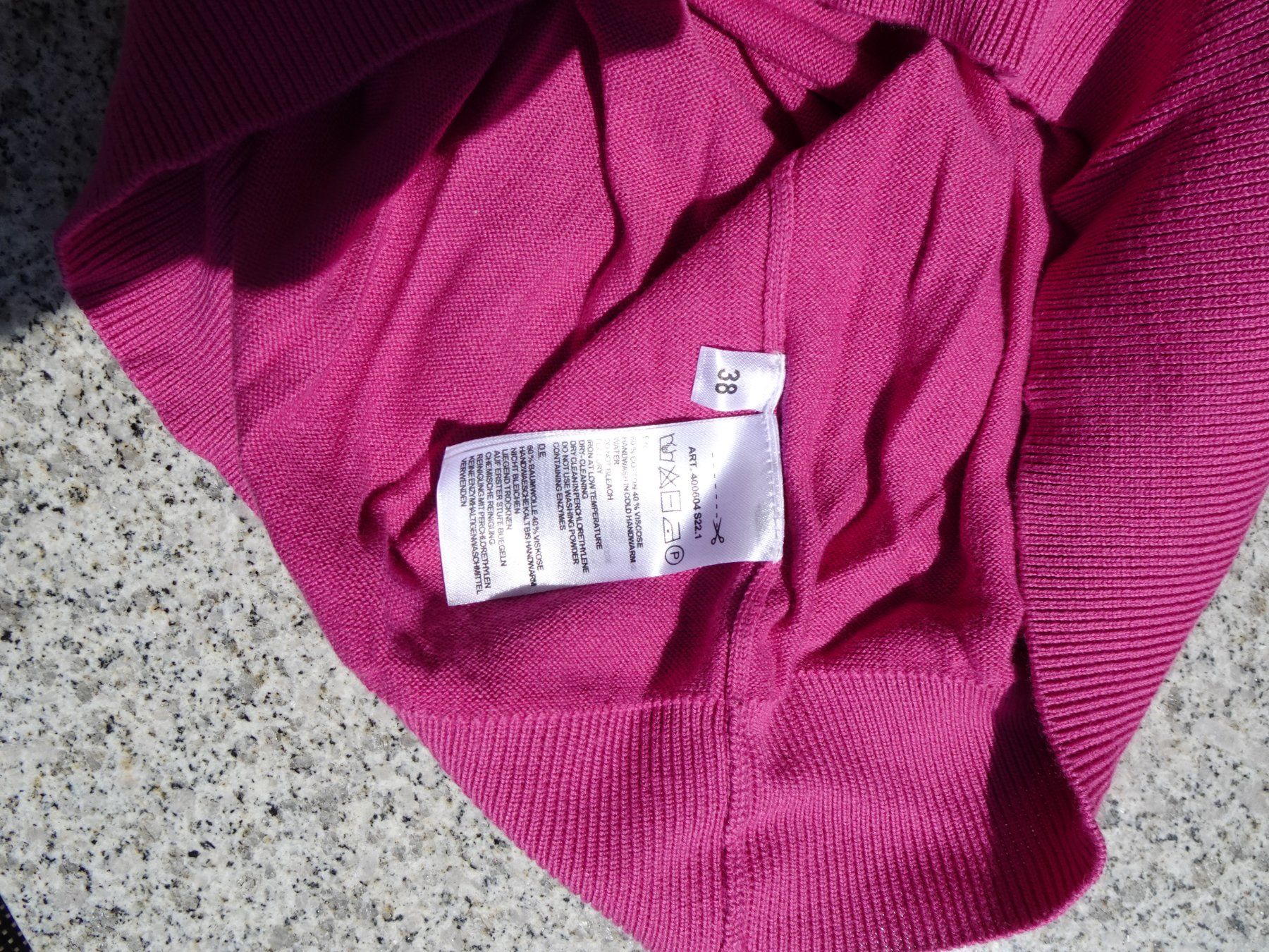 Repeat T-shirt: Kurzarm Strickpullover T Shirt Repeat Gr. S 38 pink – Usato da Winterthur venduto da blumeblau77 3