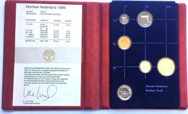 Niederlande KMS 1985 PP mit Silberjeton