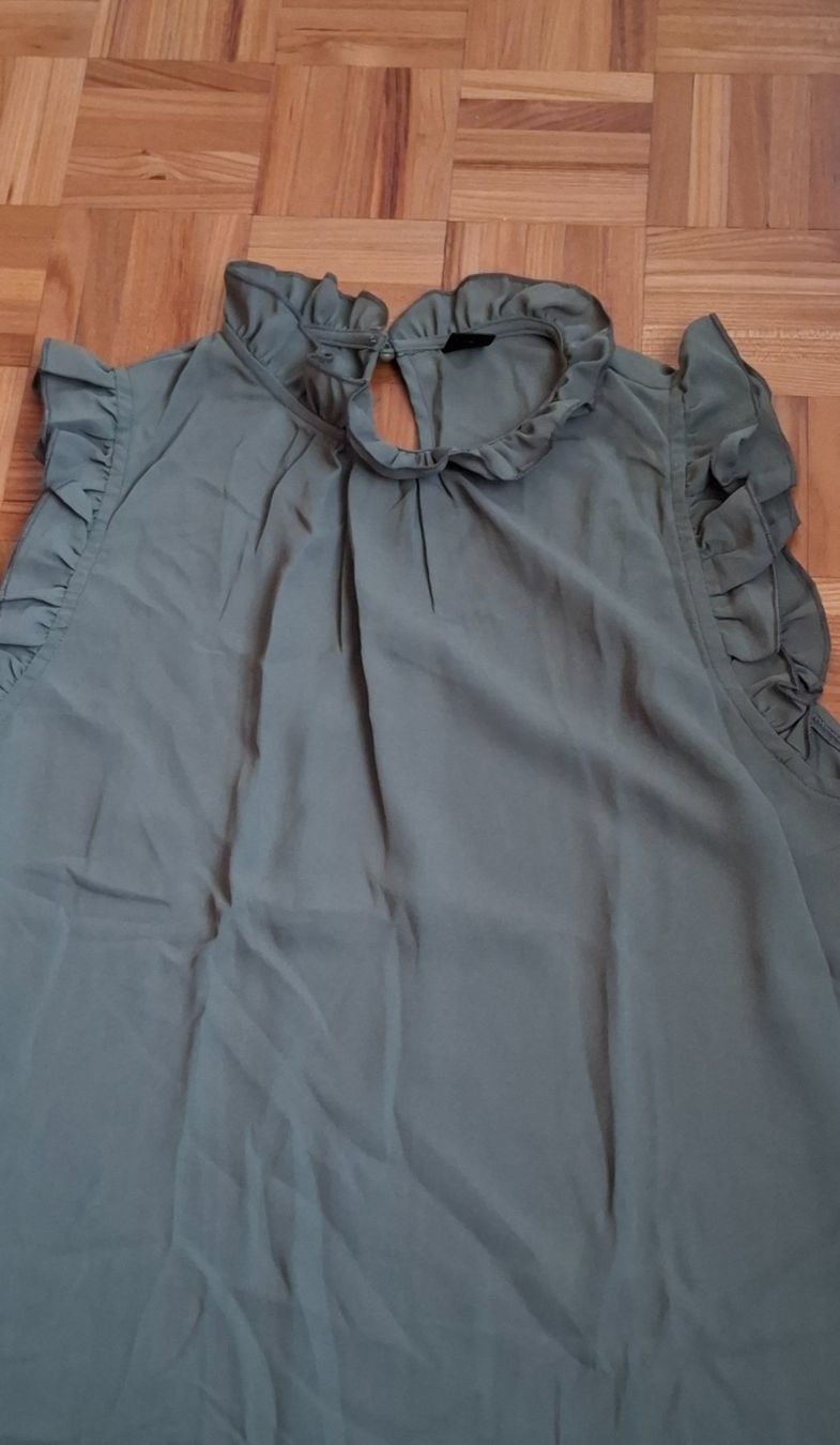 Shein Top: Blouse Shein vert olive/Bluse Shein olivgrün – Nuovo (secondo la descrizione) da Moutier venduto da ant_j2nf 1