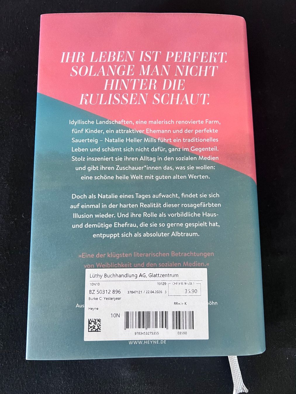 Bücher: Buch - Yesteryear - roman – Neu (gemäss Beschreibung) aus Effretikon von YaMn 2