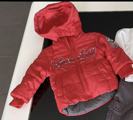 Doudoune rouge garçon t.68