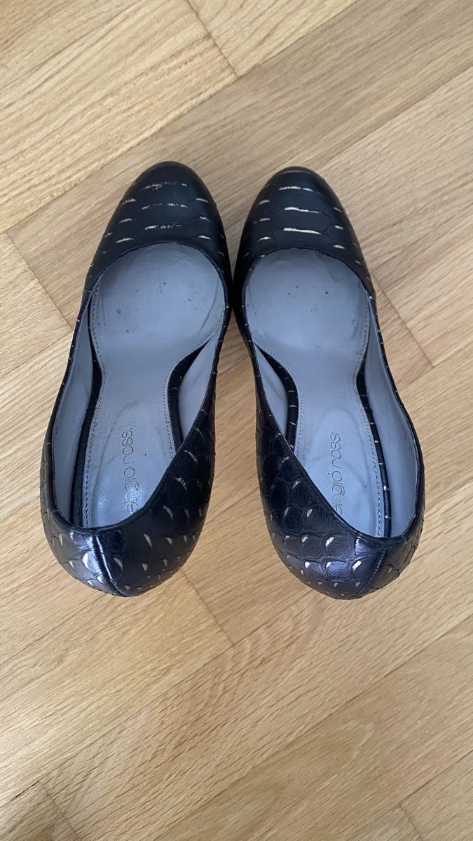 Sergio Rossi Scarpe da donna: SERGIO ROSSI DESIGNER PUMPS SCHWARZ GRÖSSE 38 – Usato da Thalwil venduto da olh_7cpg 6