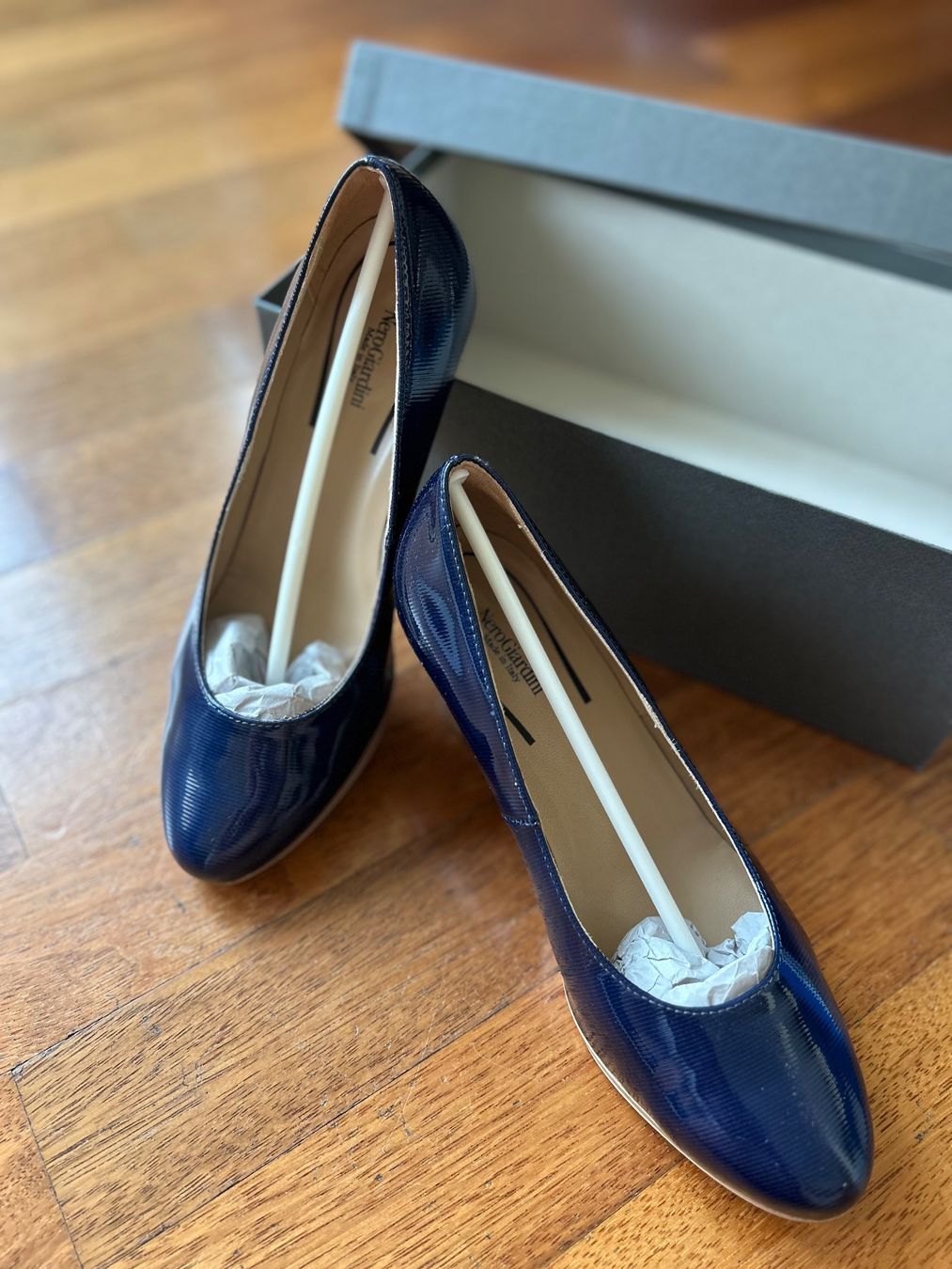 Damenschuhe: NeroGiardini Stöckelschuhe Blau - Gr 36 – Gebraucht aus Zürich von mar_st77