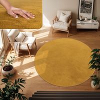 SONDERPREIS ‼️ XXL Teppich Rund NEU 200 cm div. Farben